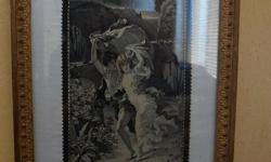 If the item is listed it is still for sale. It is removed immediately when sold. This antique woven picture silk textile is very unique and rare find. The original painting was done by P.A COT and is titled The Storm. It depicts two young children running