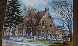 If the item is listed it is still for sale. It is removed immediately when sold. This original water color done by well known artist Ben Babelosky comes with a newspaper write up from 1993. It is the Bell House on Richmond Rd and Bellfield Rd in Nepean.