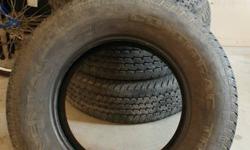 CONTITRAC TR TIRES
M+S LT 275/70R 18
125/122S
 
WE LIVE IN WAINWRIGHT ALBERTA
they are still avaiable for purchase