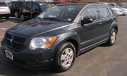 2007 Dodge Caliber SE. Steel Blue. 1.8 Liter engine, manual transmission. Very economical to run. Comes with low mileage winter tires on separate rims. Only 61,000km!