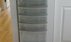 5 and 7 tier shelfing for craft storage and knick knacks...sells for $40 + new....only 2 left!
