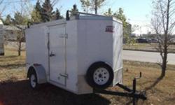 5x10 enclosed american hauler cargo trailer 2500 or best offer call 403 548 3336