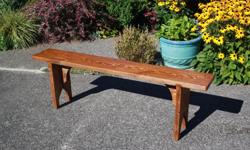 Harvest Table Bench 6' long...12" seat width....18-1/2" height...$165