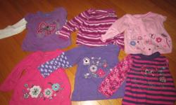 These 6 long sleeve shirts are all from Zellers and are 6-12 month in size. They are all in great condition, no tears or stains. ASKING $5.00 for all 6 or $2.00 each
 
 
*Please check out my other ads, I have tons of girls clothing ranging from 6months to