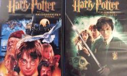 Six (6) Harry Potter films on DVD. All special editions in excellent condition. All are 2 disk sets with lots of extra features and interactive CD-ROMs. DVDs include the following films:
- Harry Potter and the Philosopher's Stone;
- Harry Potter and the