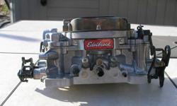 750 EDELBROCK 4 BARREL CARB, CHROME AIR BREATHER AND SPACER'S
CARB WAS USED FOR THIS SUMMER ONLY
425 FOR ALL
 
DALE 905-641-9480