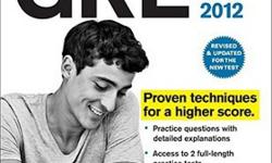 Never used 2012 Edition of the GRE Prep - The Princeton Review. Complimentary CD included.Kaplan vocabulary flash cards for the new GRE. 500 words. Mint condition. Guarantees a higher score.