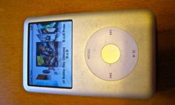 80GB iPod Classic- Silver. Comes with 300 songs from iTunes(Hip-Hop, Rap, Country, Techno, Lyrical.) from the years 2008- 2011. Great for any age!! Very gently used. 130$ if you need the charger.