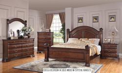 LOWEST PRICES GUARANTEED TO SAVE YOU TIME & MONEY
8PCS SOLID WOOD BEDROOM SET $2299 "527 ISABELLA"
AVAILABLE SIZE: QUEEN,KING
YOUNGS FINE FURNITURE
PH: 905-677-3463 C: 416-434-3246
7040 TORBRAM RD UNIT 10 MISSISSAUGA L4T3Z4
OPEN 7 DAYS
MONDAY-SATURDAY