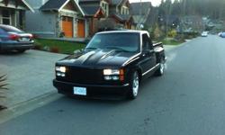 Make
GMC
Model
1500
Year
1995
Colour
Black
Trans
Automatic
You won't find another one of these! New paint, rebuilt 350 and rebuilt transmission with shift kit. K&N intake, new brakes all around, all synthetic fluids, new bluetooth stereo, amps, and