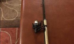 Priced to sell.
I have a Abu Garcia Rod & Reel Combo.
Only used a couple of times. Still has the shrink wrap on the cork handle. Rod is a Graphite 6'6" Medium Action 4lb to 12 lb line and lure weight 1/8 oz to 3/8 oz.