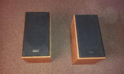 Acoustic Profiles were made right here in Canada. A fantastic studio speaker back then and still today.
These are the PSL-6.1A desk top or wall mount speakers. They are ported for great base response. They have great dispersion and do not need to be E-Qed