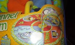 hi i have an activity mat for sale it has a tunnel for the baby to crawl through too. great condition