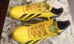 NEW. Never used. Adidas adizero f50 soccer cleats Men's size 6 1/2. Retail $200. Bought on sale for one of my kids and they didn't fit and couldn't return. Great quality.