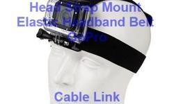 Adjustable Elastic Head Belt Strap Sport Mount For Gopro Hero 2 3 3+4
-Widely used on surfing, skiing, skateboarding, riding bicycle/ motorcycle
-Elastic adjustable strap design, one size fits all
-Inner lined with a anti-skid material for good wear, even