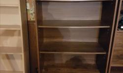 This bookcase is very solid and heavy and is in excellent condition, just a few minor nicks. All of the shelves except for 1 are adjustable/removable.
Dimensions: 70.5" H x 15" L x 30.5" W -- $80