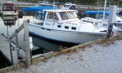 1985 albin 27 sport fish  diesel cruiser     four cyl lehman diesel   3gal pr hr  about 7 nots   down riggers  atc call 519 369 2216 durham  mailto:steelboated@hotmail,com    $25000 take it or trade for late model cummins 4x4  or harly