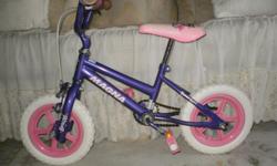 Girl's Colorful Bicycle (12") is a great buy for any stylish little girl and ideal for riders ages 2 - 5.
This beauty is the perfect choice for growing youngsters just learning to ride.
Your little one will learn to ride confidently on this cute 12 inch