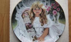 ANNA BY CORINE LAYTON PORCELAIN PLATE 1989
COLLECTIBLE PLATE WITH CERTIFICATE OF AUTHENTICITY
THE PLATE IS IN VERY GOOD CONDITION. NO CHIPS OR CRACKS.
IF YOU HAVE ANY QUESTION DO NOT ESITATE TO CONTACT ME