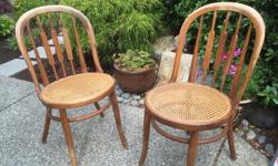 2 antique chairs. Solid wood - oak?
$100 for pair