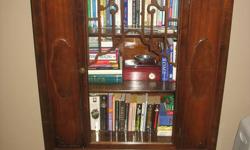 antique hutch/display cabinet.  Dimensions approx. 16"x35"x56".  $325 or best offer.