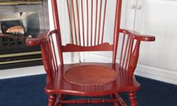 I am selling a trun of the century rocker.  It has a woven seat and carved detialing on the back rest.  Asking $275.00 o.b.o.  Please contact Carol if interested at 519-787-0013.