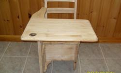Very good condition natural wood, 26"H x 21"W.