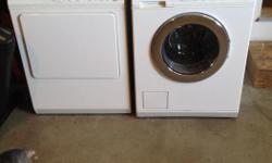 apartment Washer and dryer in excellent condition, German make Miele . Both are front loaders, Stainless steel drums.
Hardly used.