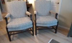 Two William Switzer fine armchairs in excellent condition
$250.00 for the pair!!