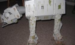 All Terrain Armored Transport (AT-AT)
The Imperial AT-AT Walkers at the Battle of Hoth were created using go motion photography.
The AT-AT is a large, four-legged walking robot ("walker") introduced in The Empire Strikes Back and also appearing in Return