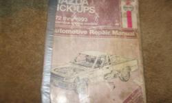 hello every one i am selling a automotive repair manual for a mazda puck up's from 1972 thru 1993 gasoline engine models it is for all mazda 2wd and 4wd pick up's for 1972 thru 1993 this manual book is worth a lot more then what i am asking for it it