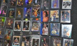 Basketball Cards...Fleer, Upper Deck, Skybox, Topps, NBA Hoops
200,000+ cards
43 - 5,000 count boxes which includes complete sets, unopened packs, slush and star cards.
46 Albums - Sets & Star Cards
40 Old Becketts unmarked
100's of Michael's, Shaq's and