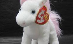 Mystic, The Unicorn
by TY, Beanie Babies
 
"I live far away in a magical land
with ancient trees and glittering sand.
My special horn protects and defends
this special place and all my friends!"
 
DATE OF BIRTH:
January 22, 2009
 
As you can see, Mystic