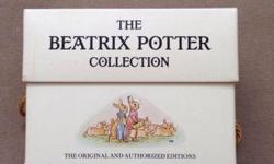 Author
Beatrix Potter
A collection of 12 illustrated Beatrix Potter stories, hardcover, contained in their own little box. Not very common these days! Perfect condition.