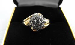 Beautiful Woman's14K Gold Real Diamond Cluster Ring..
18 diamonds in total.
Feel free to make an offer....
If you can see this ad it is still available