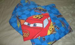 CARS bedding for crib mattress/toddler bed. 1 fitted sheet, 1 flat sheet and 1 pillowcase.
No comforter.
$5