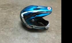 Bell full face BMX helmet size medium. A few scratches but good condition