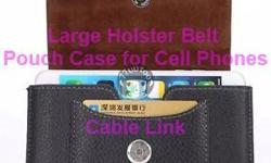 Belt Clip Hip Holster Pouch Sleeve Card Slot Leather Case Cover For Large Cellphones
- PU leather wallet with belt clip design
-Protects the cell phone from scratches and dusts in daily use
-Washable and reusable
-Perfectly fits and other similar item