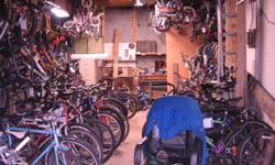 Volunteer Bike Coop
Recondition and sell used bicycles / stock constantly changing
Location and Hours http://recyclore.org/?q=content/address
175b Britannia Road, Ottawa, ON