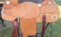 New 16" billy cook rough out saddle for sale.