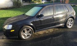Make
Volkswagen
Colour
Black
Trans
Manual
kms
148800
Vehicle is in great shape, and has been well maintained. It has gone in for all its regular inspections and a few extras if we ever felt something was off. Current Mileage is roughly 148,800