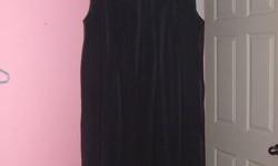 beautiful black dress with sparkle around the collar...great for xmas parties and new years eve party...size 20 ...