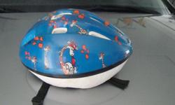 Child's blue bike helmet in good condition. Used very little. $5.