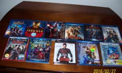 BLUERAY 10.00 DVDS 5.00 TV BOXSETS 10.00 UNLESS MARKED DIFFERENT SOME ARE STILL WRAPPED ALL IN MINT CONDITION CALL 613-842-4832 CASH SALES ONLY CAN NOT SHIP OR DELIVIER
BLUERAY 10.00 EACH
THOR
THOR THORLD
IRONMAN
IRONMAN 2
IRONMAN
THE AVENGERS
FANTASTIC