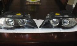 Hi,
I have a super clean set of Bi-Xenon headlights here to fit an E46 3 series facelift coupe or convertible (2004-2006).
The headlights are in great shape and are complete with all bulbs except the D2s, ballast and ignitor.
These lights are in excess of