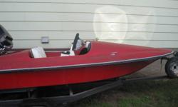 Trade 1987 21 ft cuddy cabin power boat with tandem trailer (fuel miser 2.5 mercruiser) for waterballest sailboat
