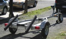 FOR SALE
 
Brand New 1250 lb. EZ Loader Galvanized Boat Trailer
It will take a 10' to 14' Boat
Extra's Include:
   Balanced Tires Plus a Spare
   Back Roller
   Walk Way Both Sides
   Front Trailer Jack
                              $900.00
 
Phone: