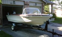 GREAT BOAT READY TO GO!!
50HP MERCURY THAT RUNS GREAT (BEST ENGINE EVER MADE)
15' FIBERGLASS BOAT WITH NEW RE DONE INTERIOR
HEVY DUTY TRAILER
FISH FINDER AND MORE
 
PS. BOAT AND TRAILER WILL FIT IN TO A STANDARD ONE CAR GARAGE