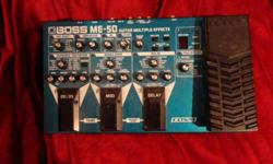 I have a BOSS ME-50 multiple effects pedal for sale.  Excellent working condition.  Asking $200 OBO