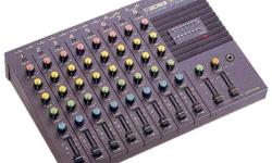 BX-800 8 Channel Stereo Mixer
Boss "New Scene"
Condensing superior mixing functions equalling those of larger 8 channel mixers into a compact body, the BX-800 is ready to meet a diversity of applications from multi track recording to PA and AV work.